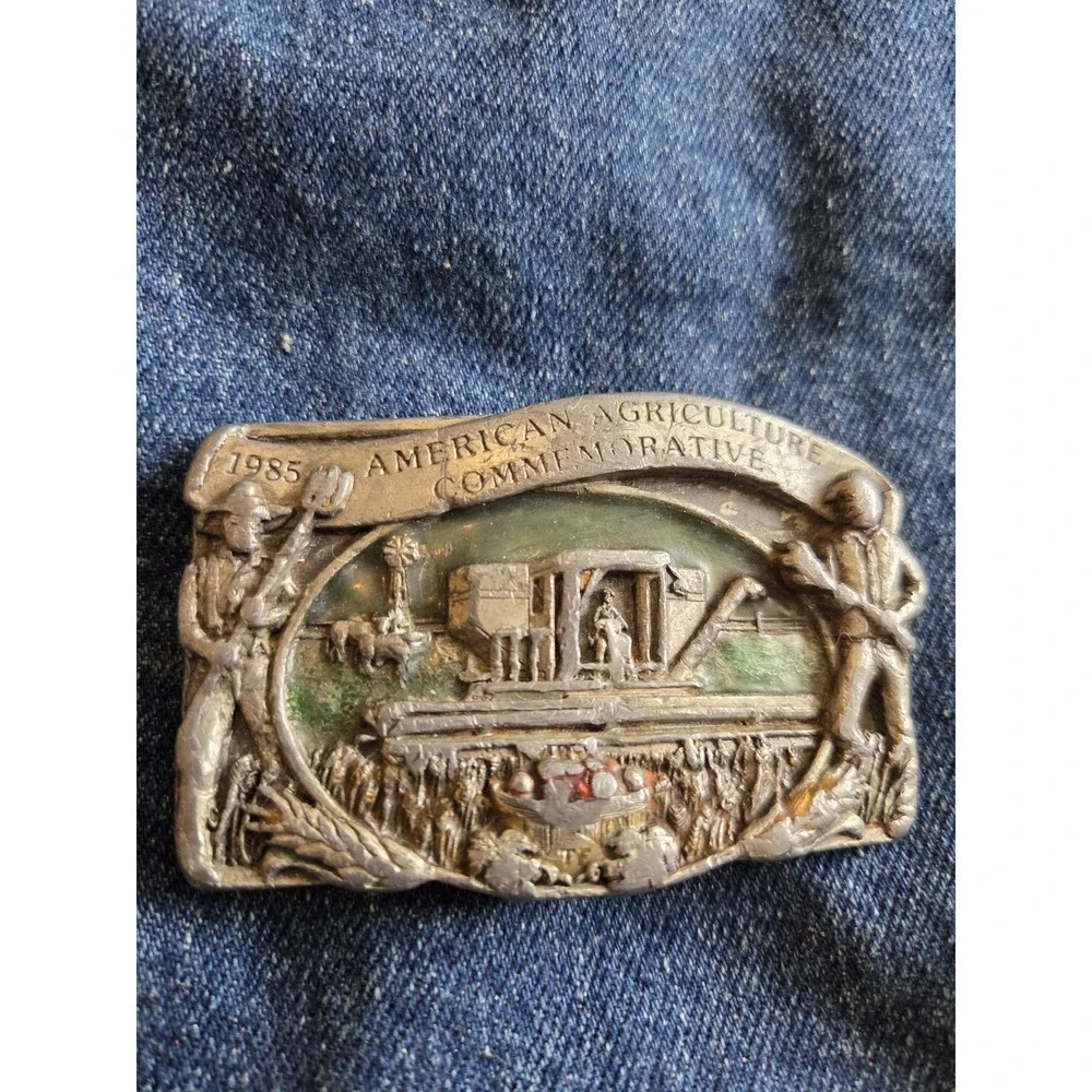 Arroyo Belt Co. 1985 American Agriculture Ltd Ed #450/5000 Belt Buckle